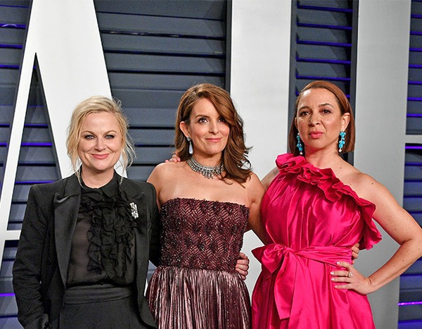 Amy Poehler, Tina Fey & Maya Rudolph from 2019 Vanity Fair Oscars After